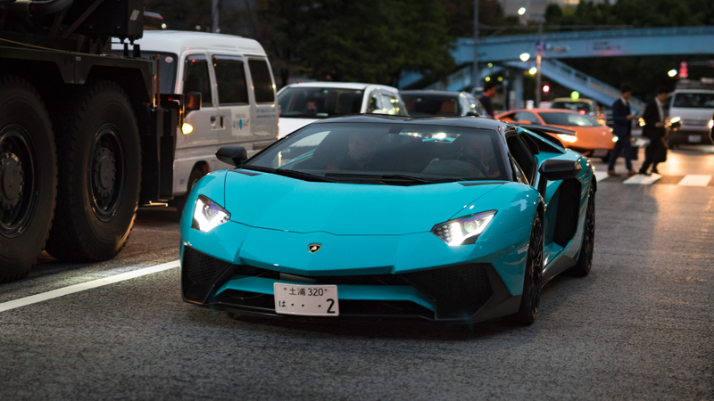 Illustration for article titled Japan's Lamborghini Day Is Delightfully Colorful